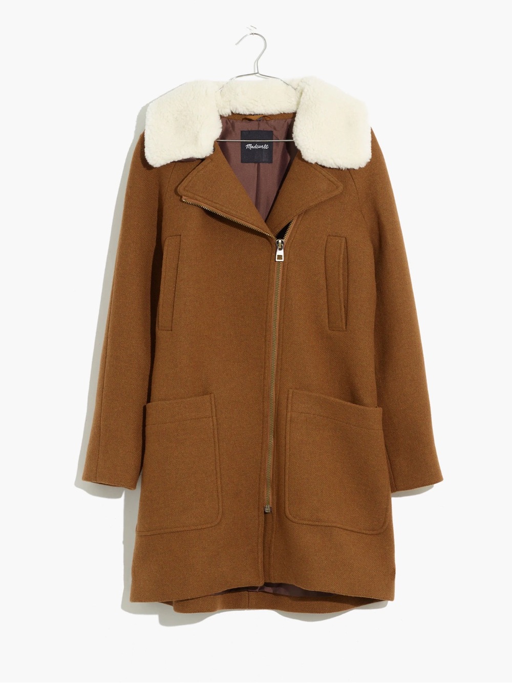 🌟 NWT 🌟 madewell eldridge zip coat in insuluxe fabric